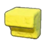 Carved yellow rock