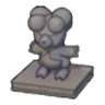 Fiery Magby statue