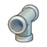Iron pipe (downward T)