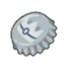 Silver Bottle Cap