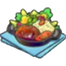 Vibrant hamburger steak