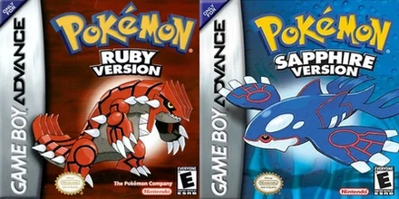 Pokémon Ruby & Sapphire box art