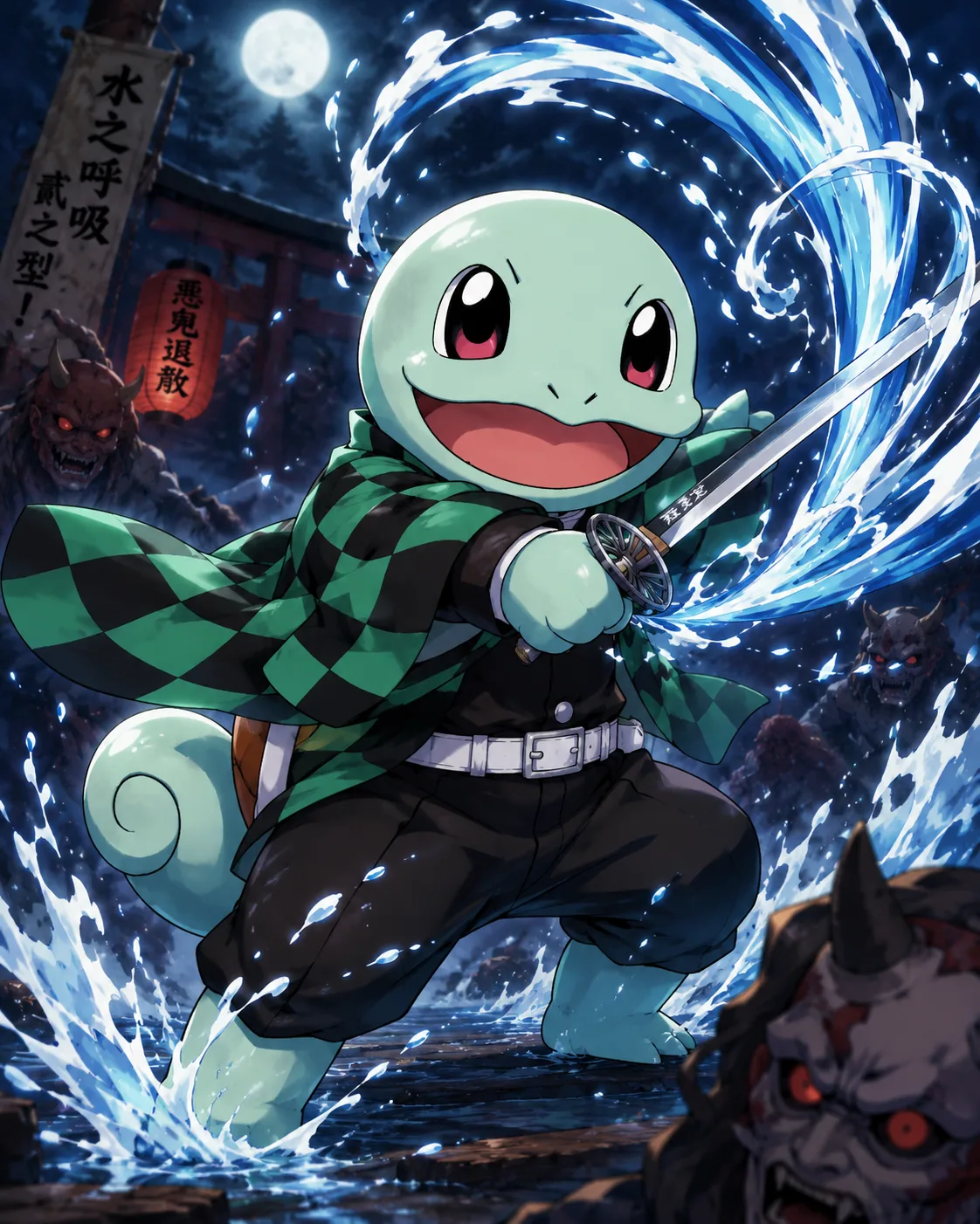 Squirtle: Water Breathing Form