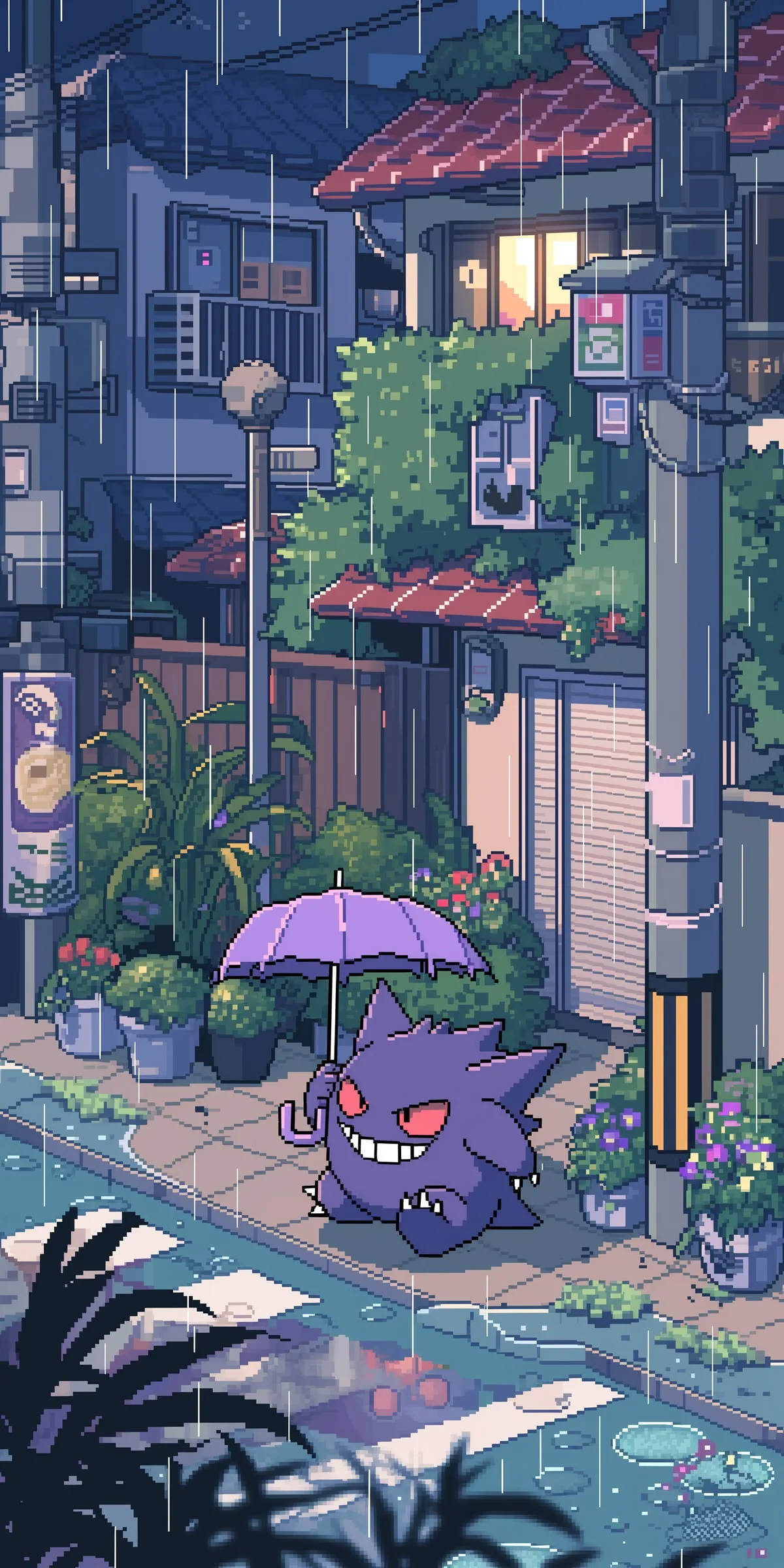 The Little Trickster in the Rain