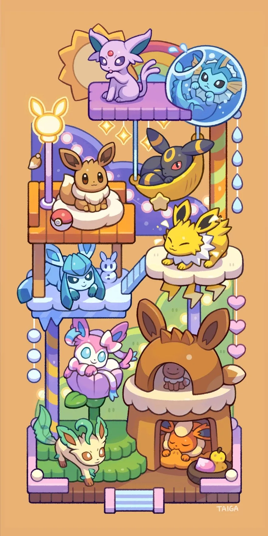 Cozy Eeveelution Hideout